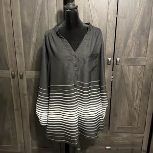 Denim 24/7 Black Blouse